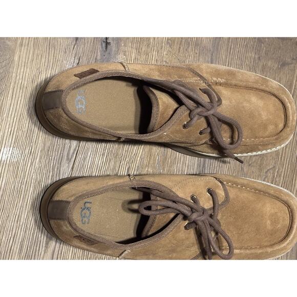 Ugg CityFunc Platform Shoes (11) Chestnut Suede Water Resist Women's NWOTLace-Up - Picture 9 of 10